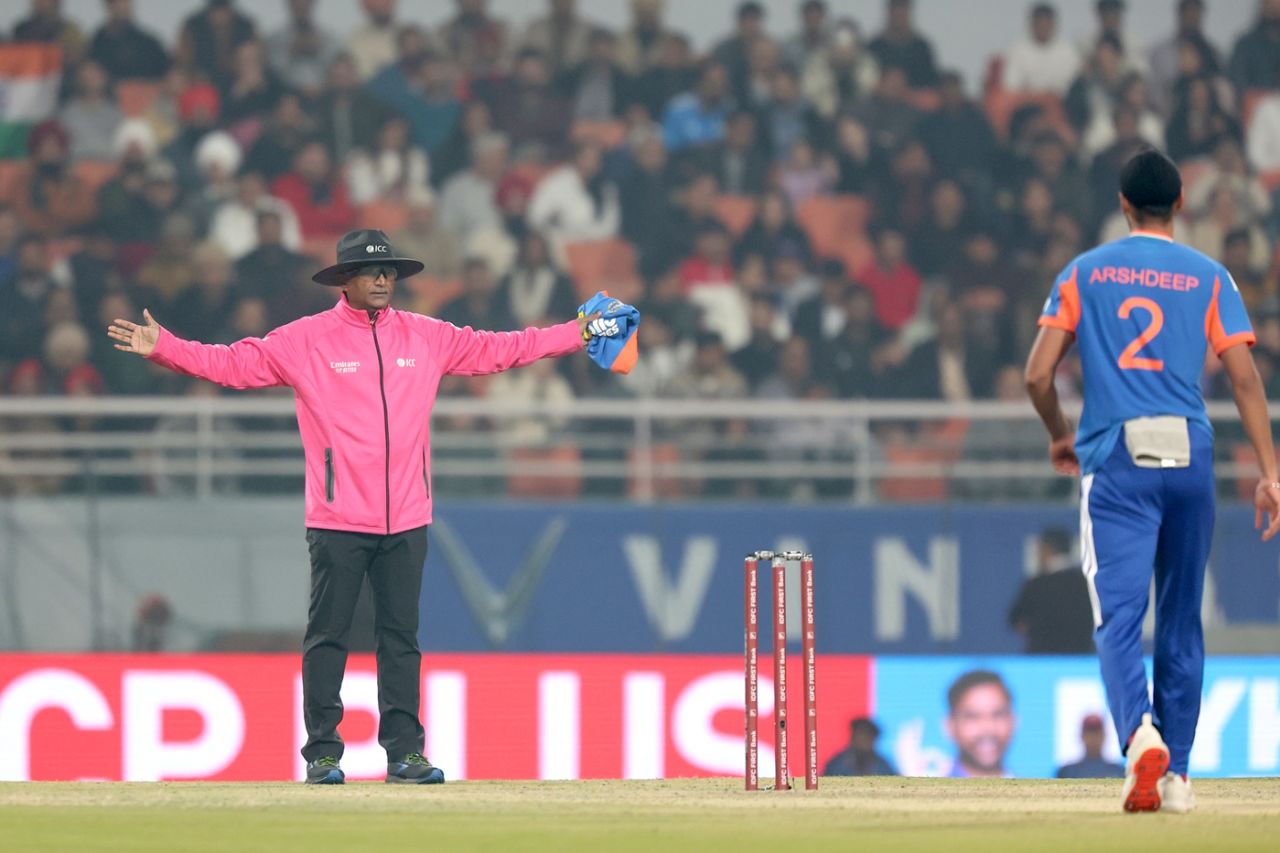 Arshdeep Singh bowled a 13-ball over, including seven wides, India vs South Africa, 2nd T20I, New Chandigarh, December 11, 2025