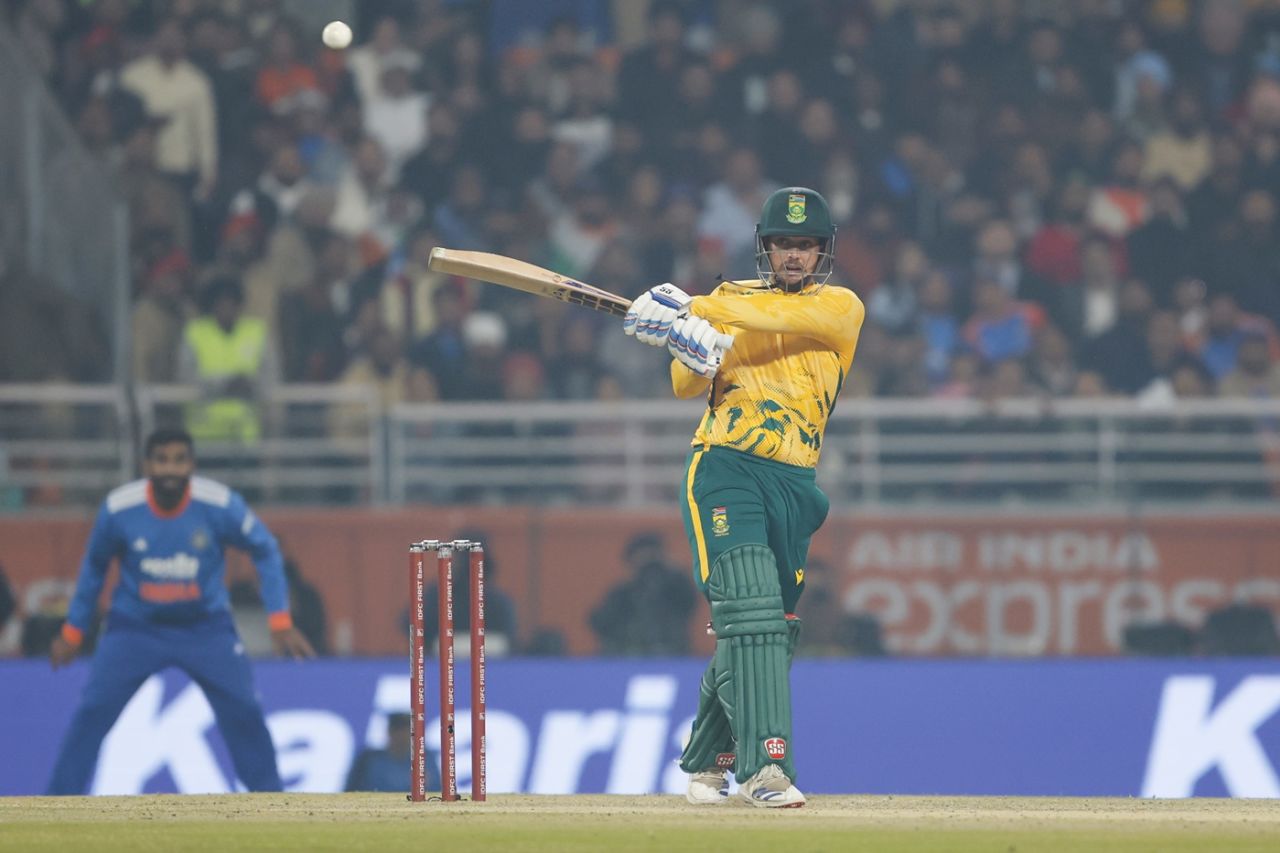 Quinton de Kock's 90 from 46 deliveries lay the foundation, India vs South Africa, 2nd T20I, New Chandigarh, December 11, 2025