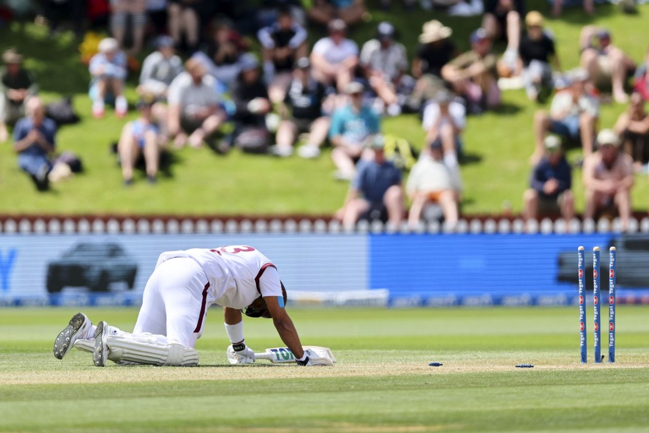 Brandon King was run-out, New Zealand vs West Indies, 2nd Test, Wellington, 3rd day, December 12, 2025