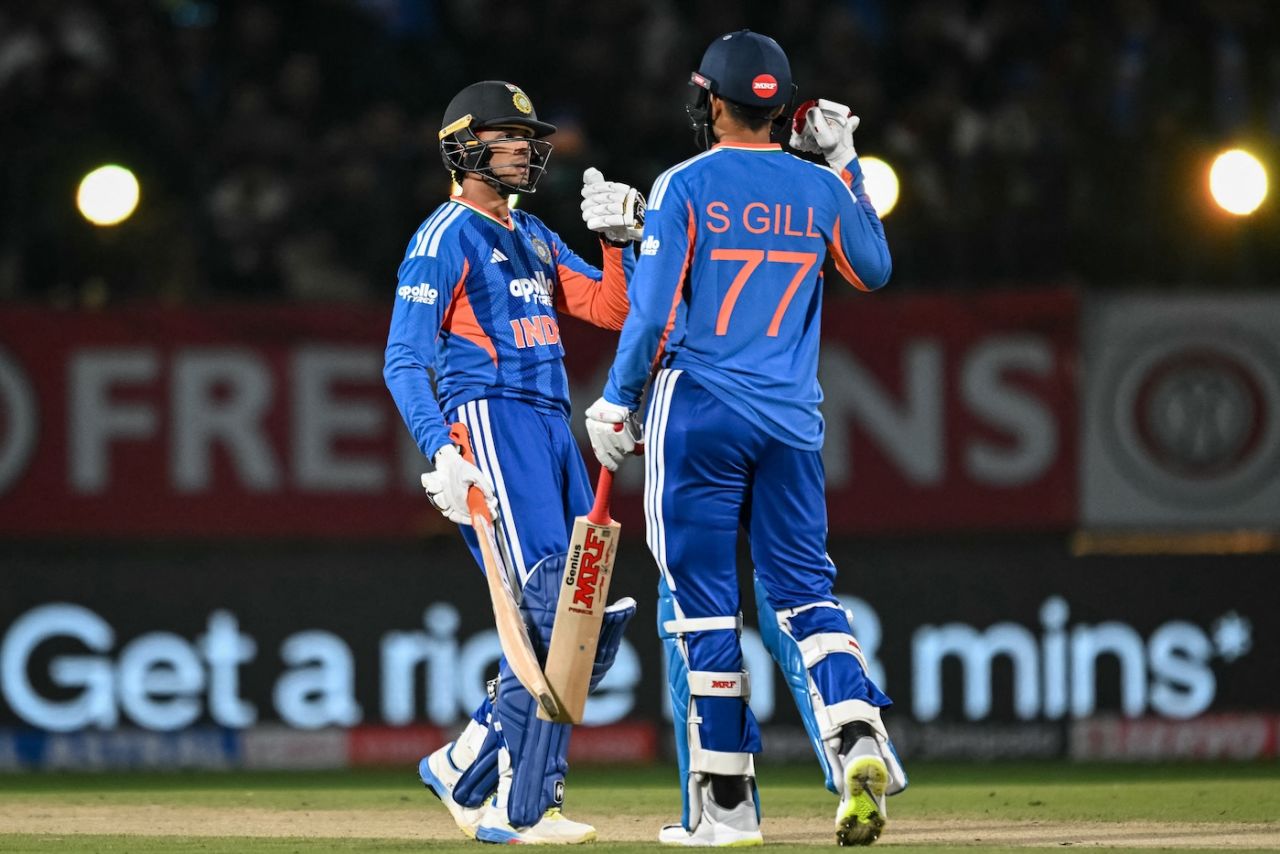 Abhishek Sharma and Shubman Gill put on a dominating opening stand, India vs South Africa, 3rd men's T20I, Dharamsala, December 14, 2025