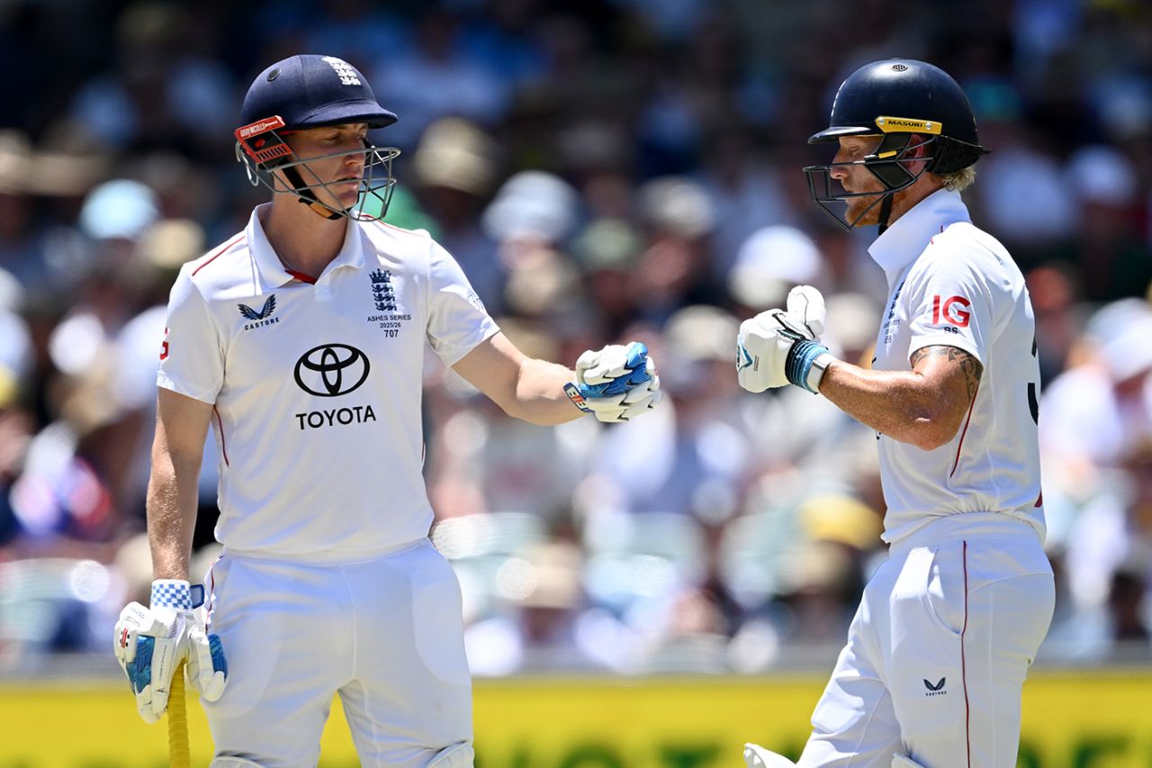 Harry Brook and Ben Stokes put on a fifty stand, Australia vs England, 3rd Test, Adelaide, December 18, 2025