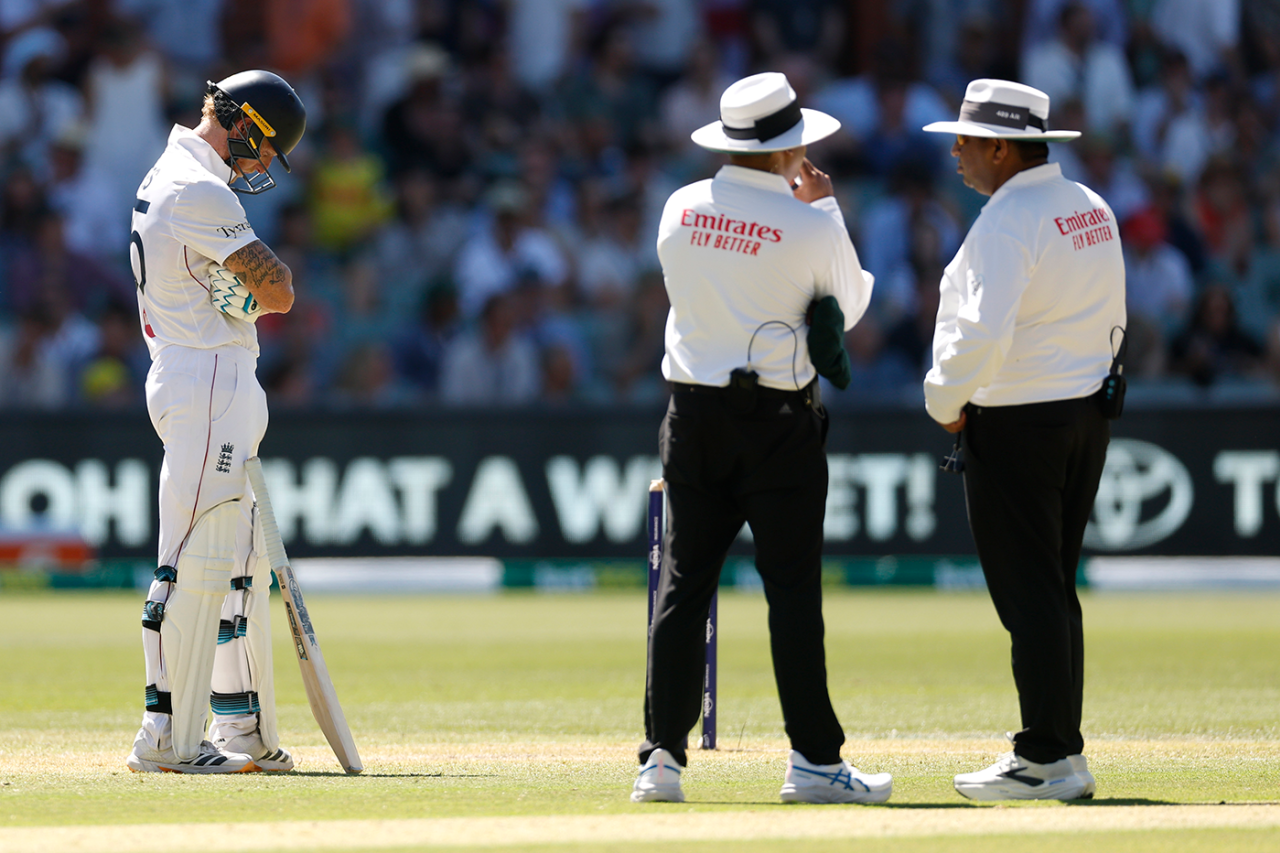 A forlorn Ben Stokes after Jamie Smith's dismissal, Australia vs England, 3rd Test, Adelaide, December 18, 2025