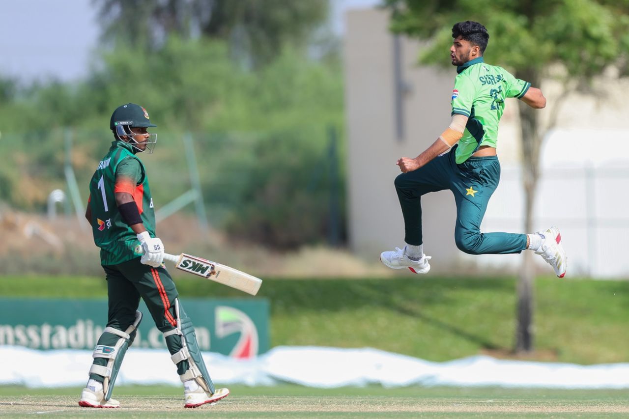 Abdul Subhan's four wickets dismantled Bangladesh, Pakistan Under-19s vs Bangladesh Under-19s, Under-19 Asia Cup, Semi-final, Dubai, December 19, 2025