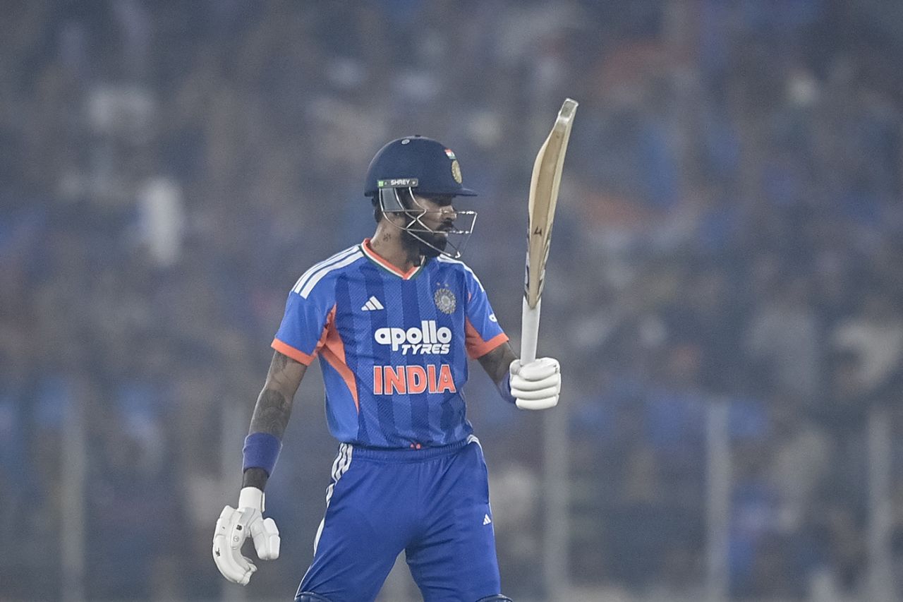 Hardik Pandya's 16-ball fifty was India's second-fastest in men's T20Is, India vs South Africa, 5th T20I, Ahmedabad, December 19, 2025