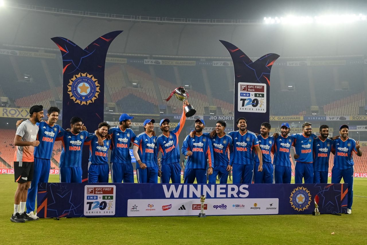 India clinched tenth straight series win, India vs South Africa, 5th T20I, Ahmedabad, December 19, 2025