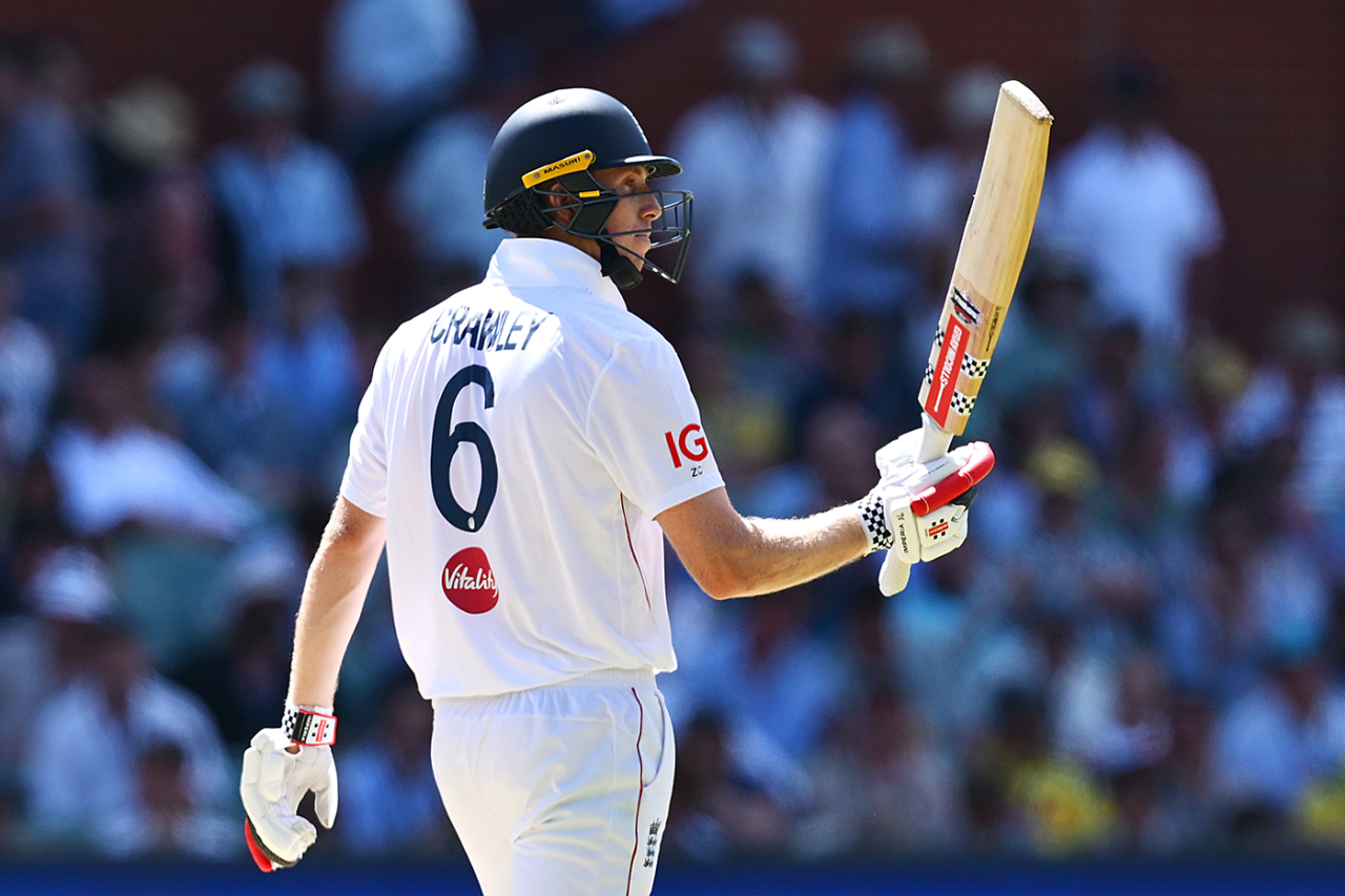 Zak Crawley brought up his second fifty of the series, Australia vs England, 3rd Test, Adelaide, 4th day, December 20, 2025