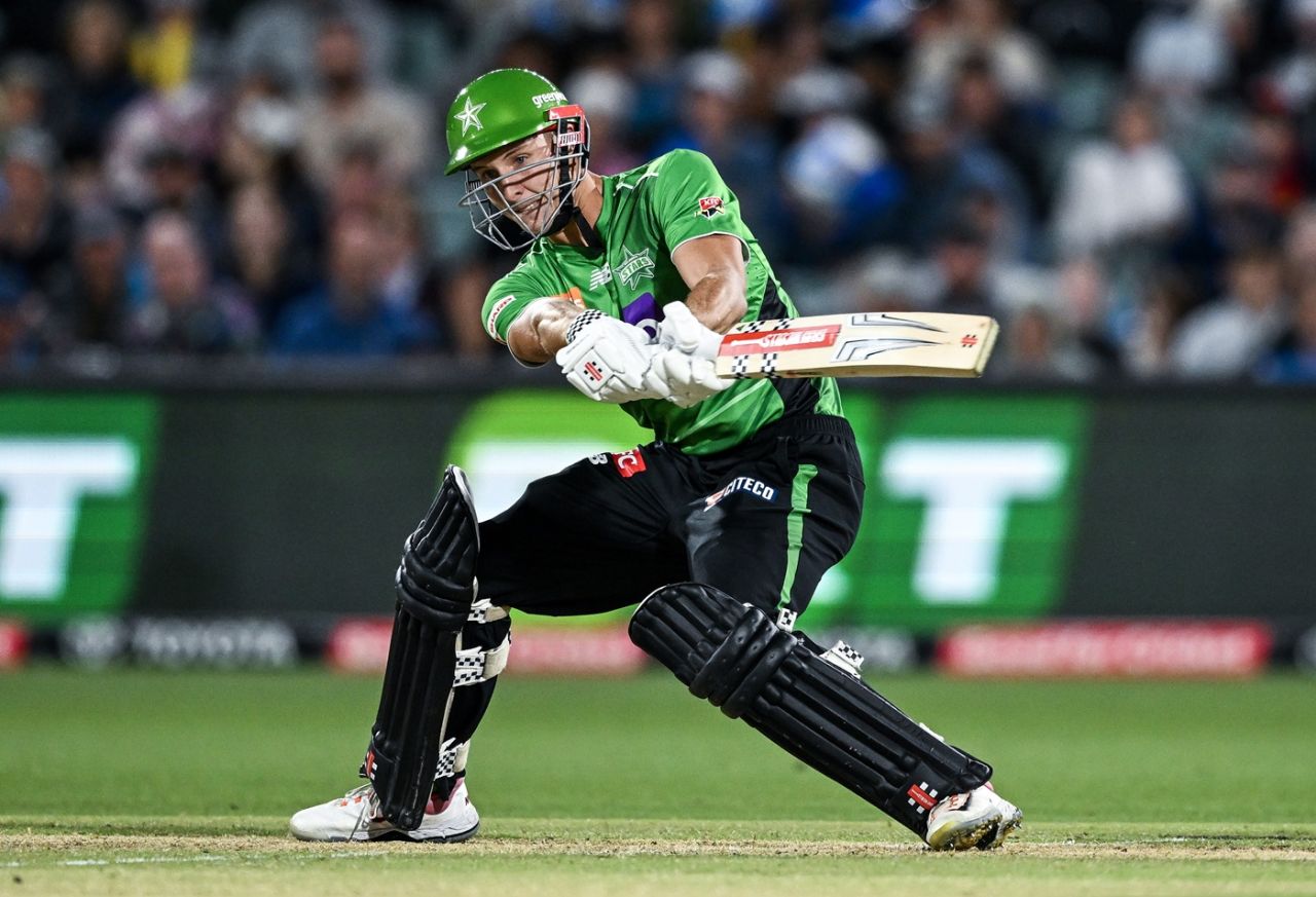 Campbell Kellaway got some early boundaries, Adelaide Strikers vs Melbourne Stars, BBL, Adelaide, December 23, 2025
