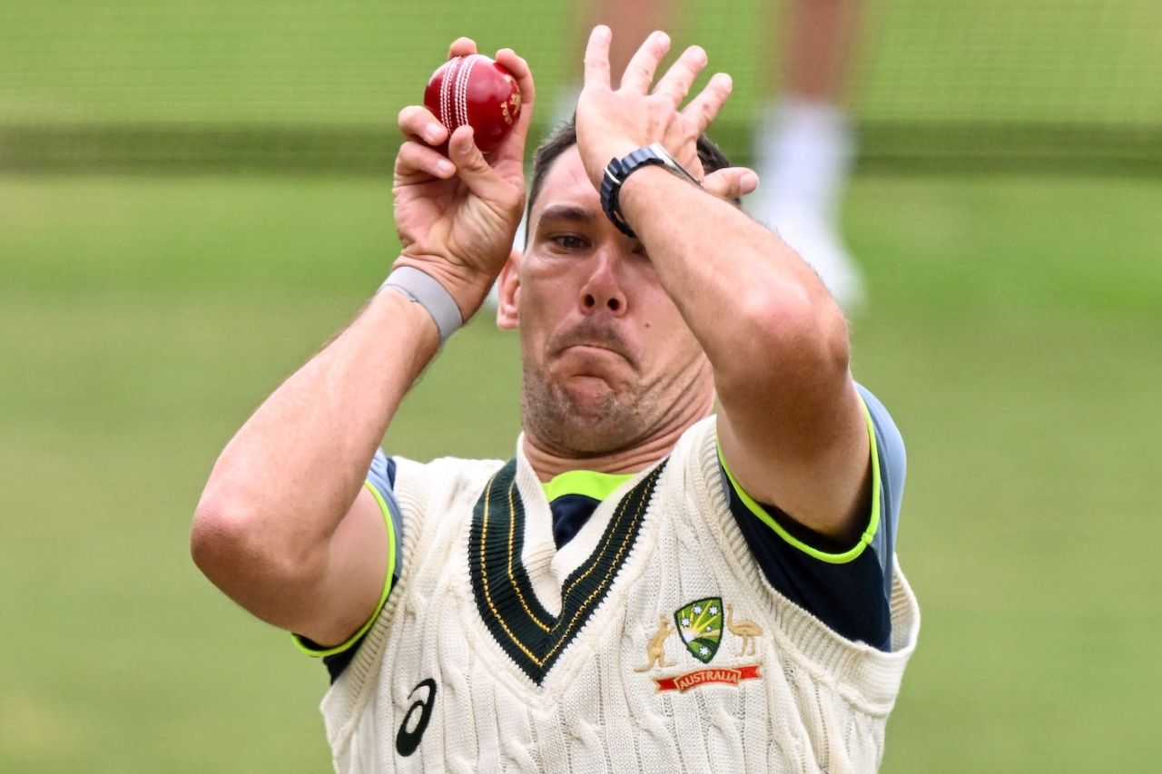 Scott Boland has a bowl at training, Australia vs England, 4th Test, Melbourne, December 24, 2025