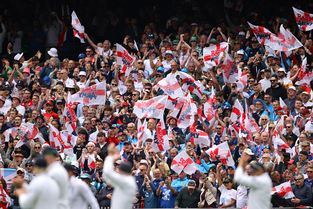 A huge number of England fans flocked to the MCG, Australia vs England, 4th Test, Melbourne, 1st day, December 26, 2025