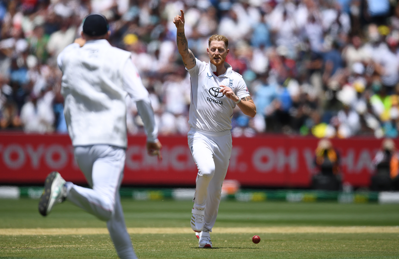 Ben Stokes' plan came together to have Alex Carey taken at leg slip, Australia vs England, 4th Test, Melbourne, 1st day, December 26, 2025