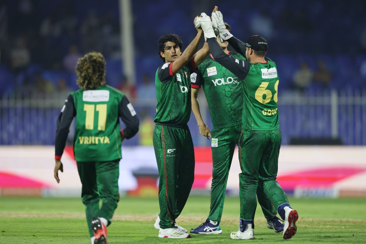 Naseem Shah starred with three wickets, Sharjah Warriors vs Desert Vipers, ILT20, Sharjah, December 26, 2025