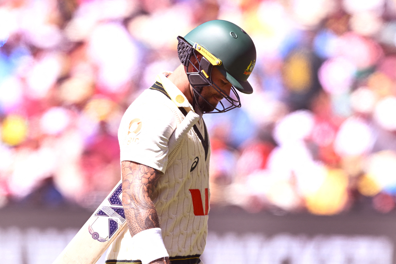 Jake Weatherald fell cheaply in the second innings, Australia vs England, 4th Test, Melbourne, 2nd day, December 27, 2025