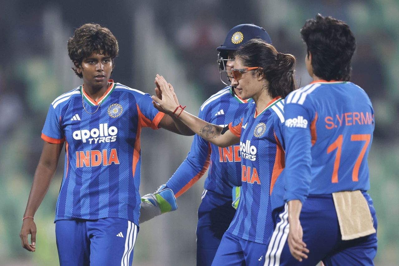 Arundhati Reddy provided India the breakthrough, India vs Sri Lanka, 4th Women's T20I, Thiruvananthapuram, December 28, 2025