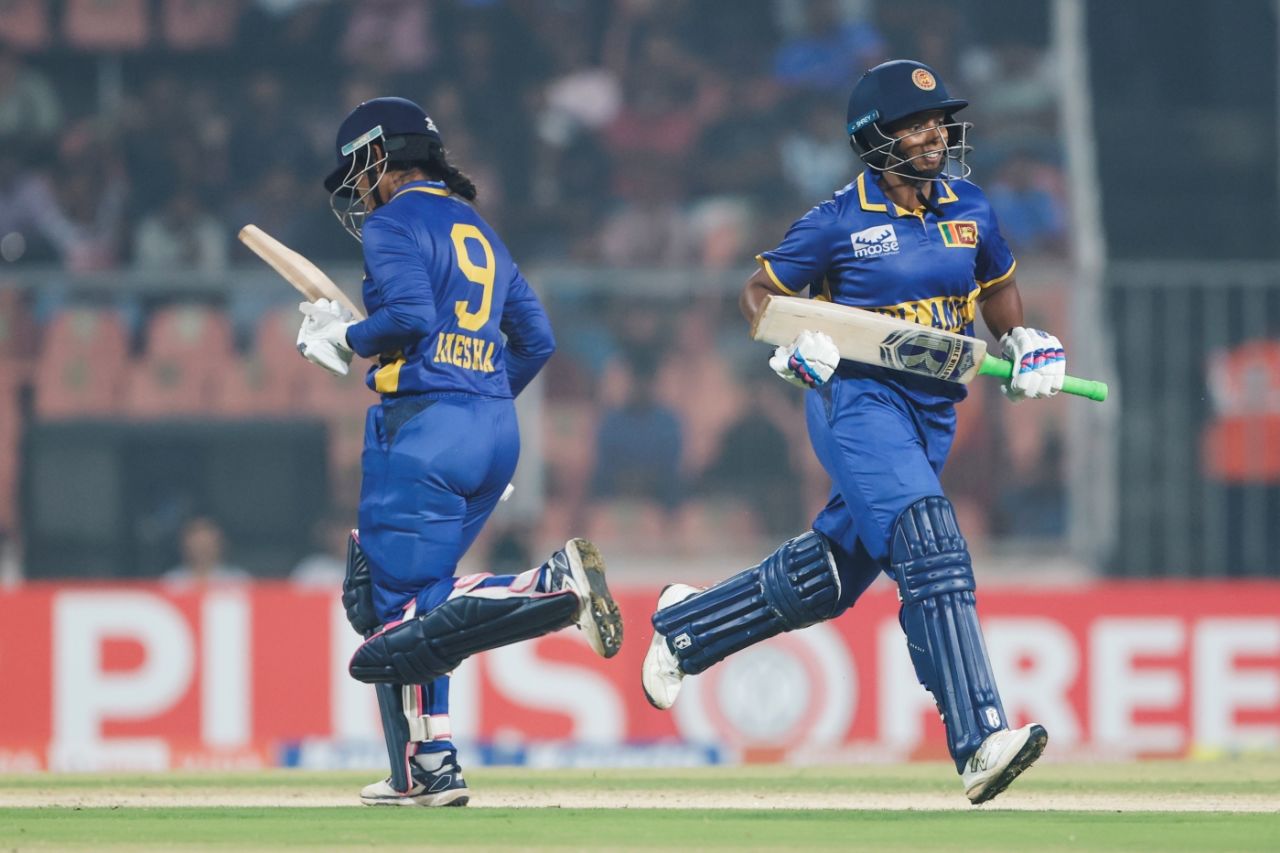 Imesha Dulani and Hasini Perera put on 79 for the second wicket, India vs Sri Lanka, 5th women's T20I, Thiruvananthapuram, December 30, 2025