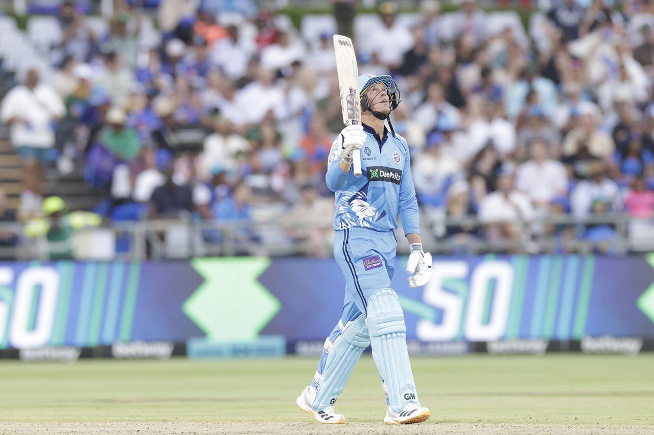 Wihan Lubbe hit a 31-ball fifty, MI Cape Town vs Pretoria Capitals, SA20 2026, Cape Town, December 31, 2025