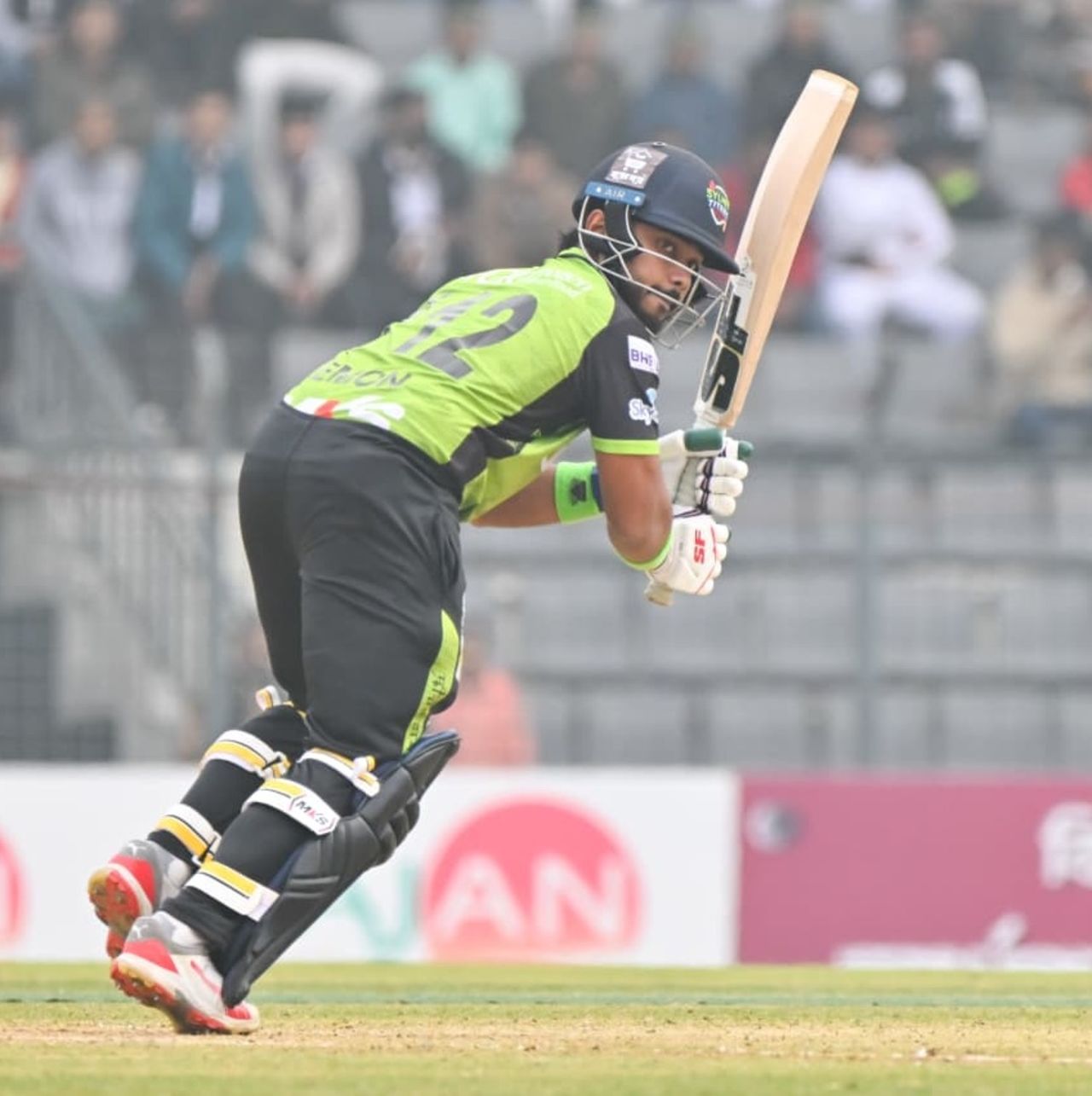 Parvez Hossain Emon flicks the ball, Sylhet Titans vs Dhaka Capitals, BPL, Sylhet, January 1, 2026