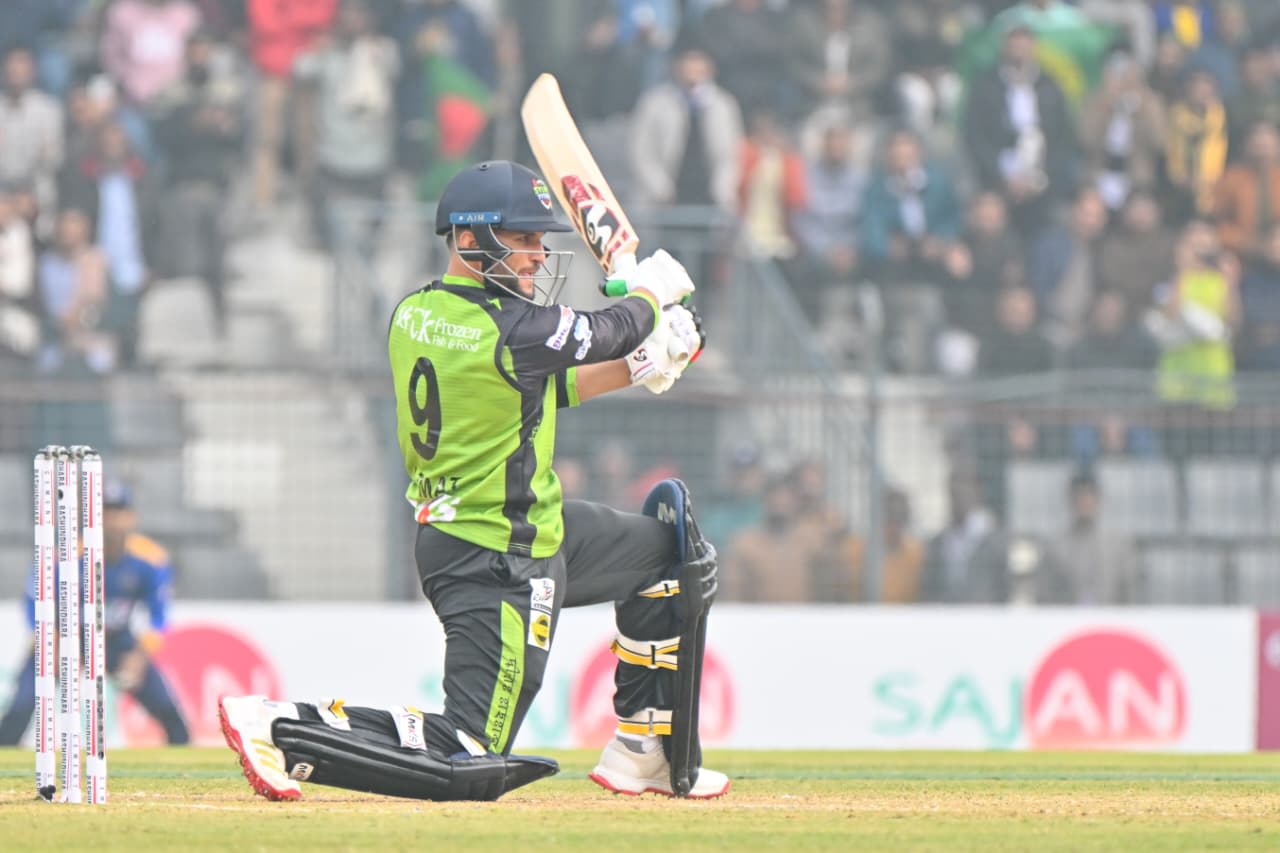 Azmatullah Omarzai scored a quick half-century, Sylhet Titans vs Dhaka Capitals, BPL, Sylhet, January 1, 2026