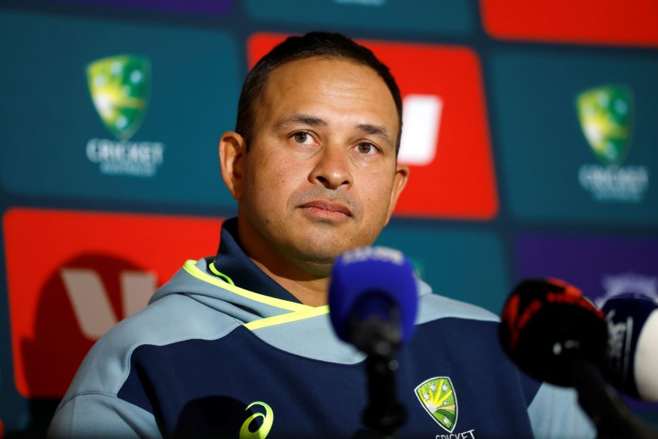 Usman Khawaja speaks at his retirement press conference