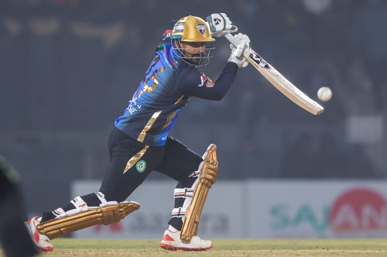 Litton Das in action for Rangpur Riders, Sylhet Titans vs Rangpur Riders,  
Bangladesh Premier League (BPL), Sylhet, January 02, 2026