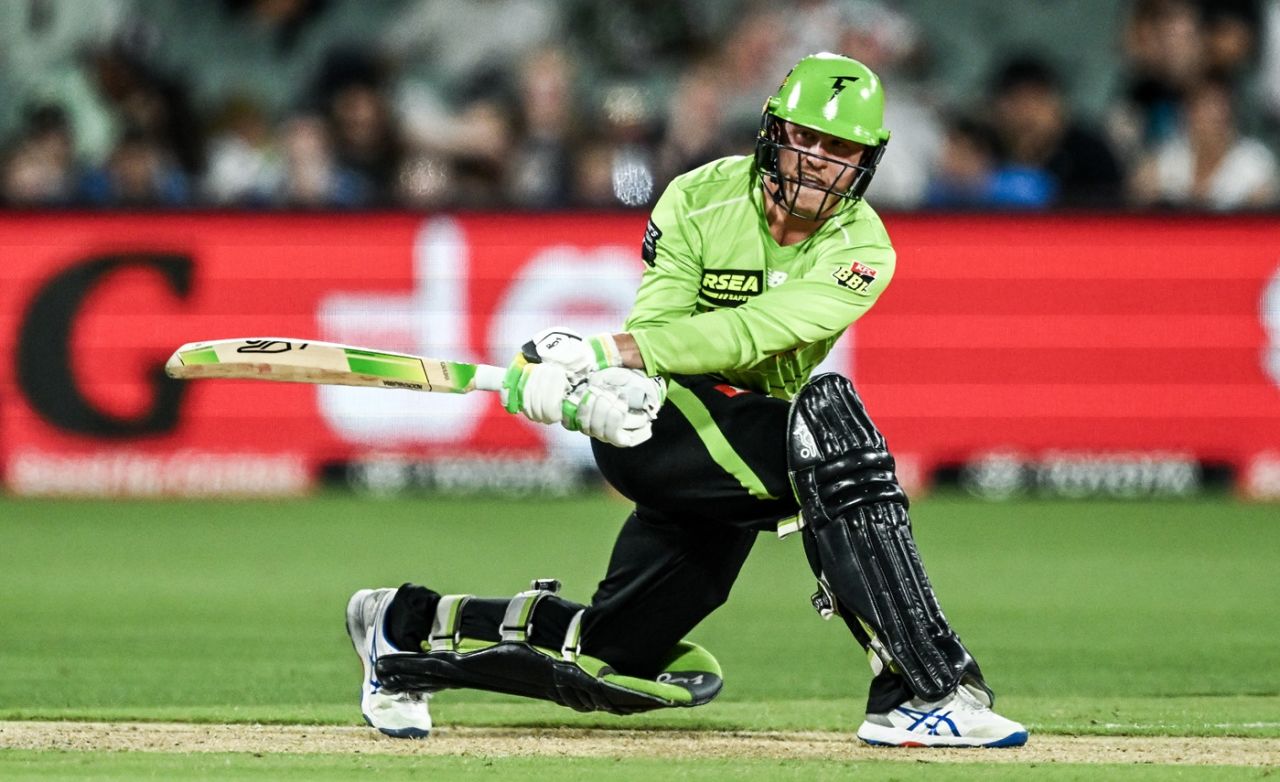 Matthew Gilkes scored a quick 33-ball 43, Adelaide Strikers vs Sydney Thunder, BBL, Adelaide, January 6, 2026