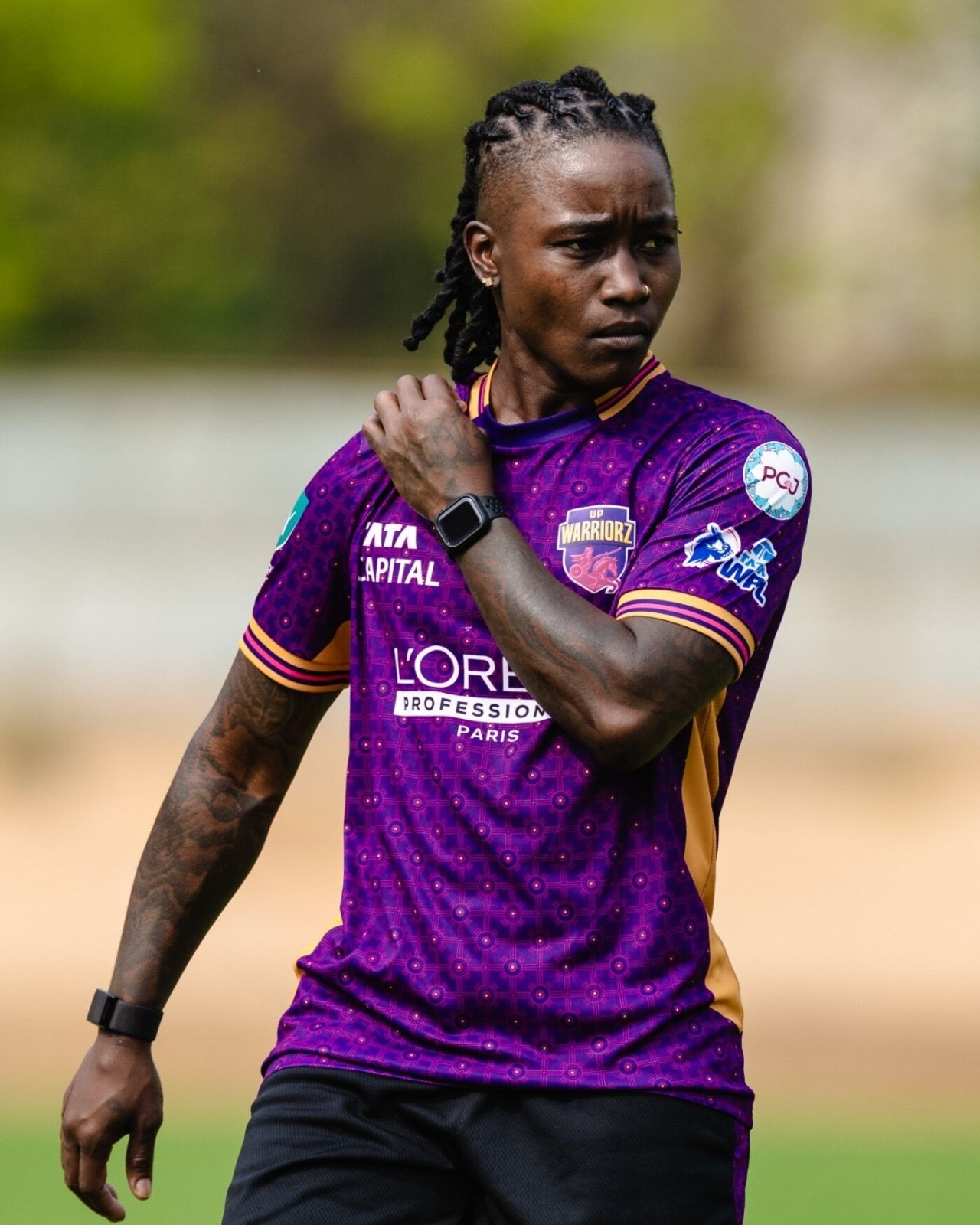 Deandra Dottin during a practice session for UP Warriorz, January 7, 2026