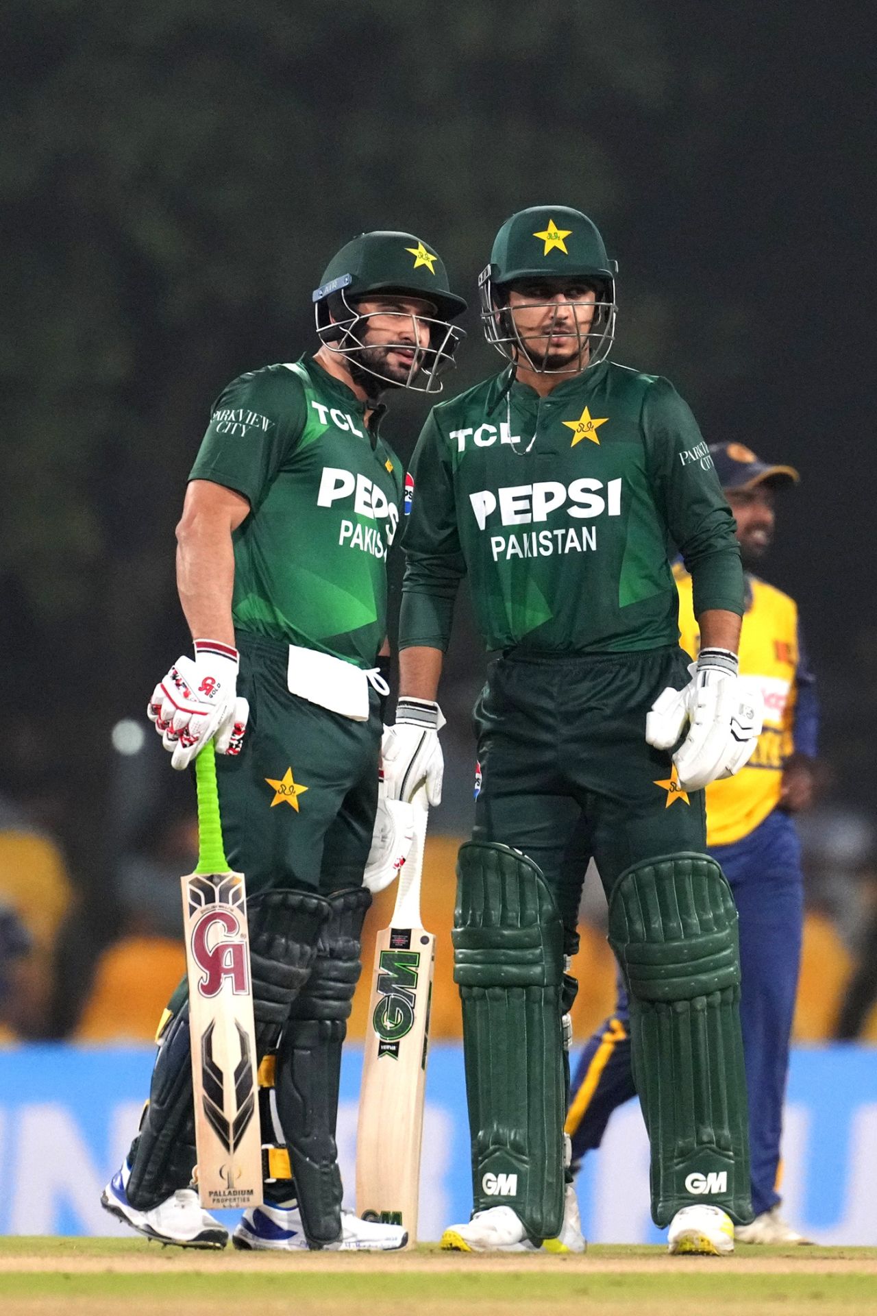 Saim Ayub and Sahibzada Farhan put Pakistan on top in the chase, Sri Lanka vs Pakistan, 1st T20I, Dambulla, January 7, 2026