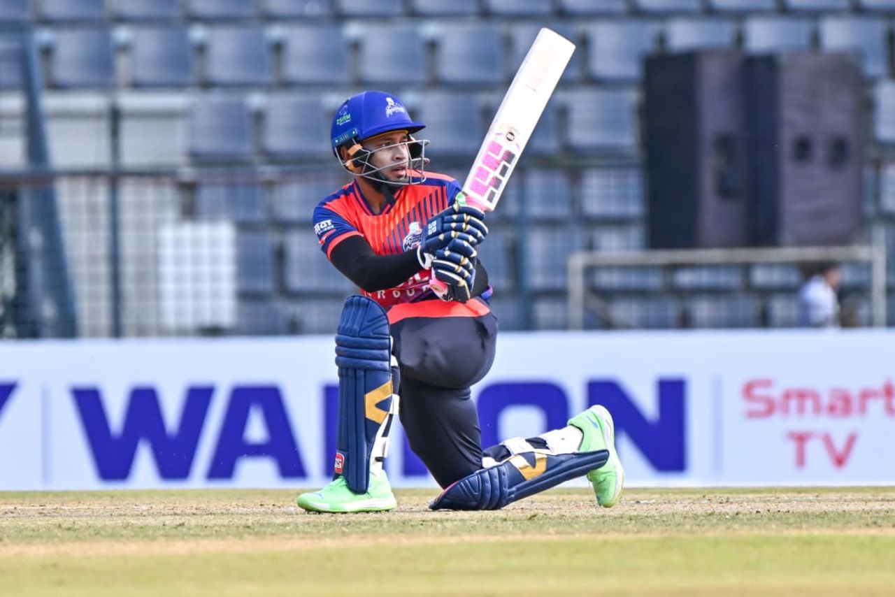 Mushfiqur Rahim sweeps, Chattogram Royals vs Rajshahi Warriors, BPL, Sylhet, January 9, 2026