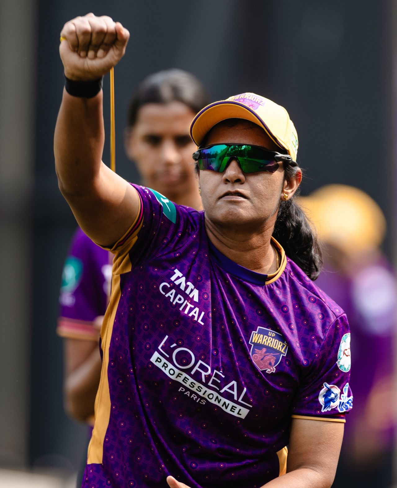 Shikha Pandey trains with UP Warriorz, WPL 2026