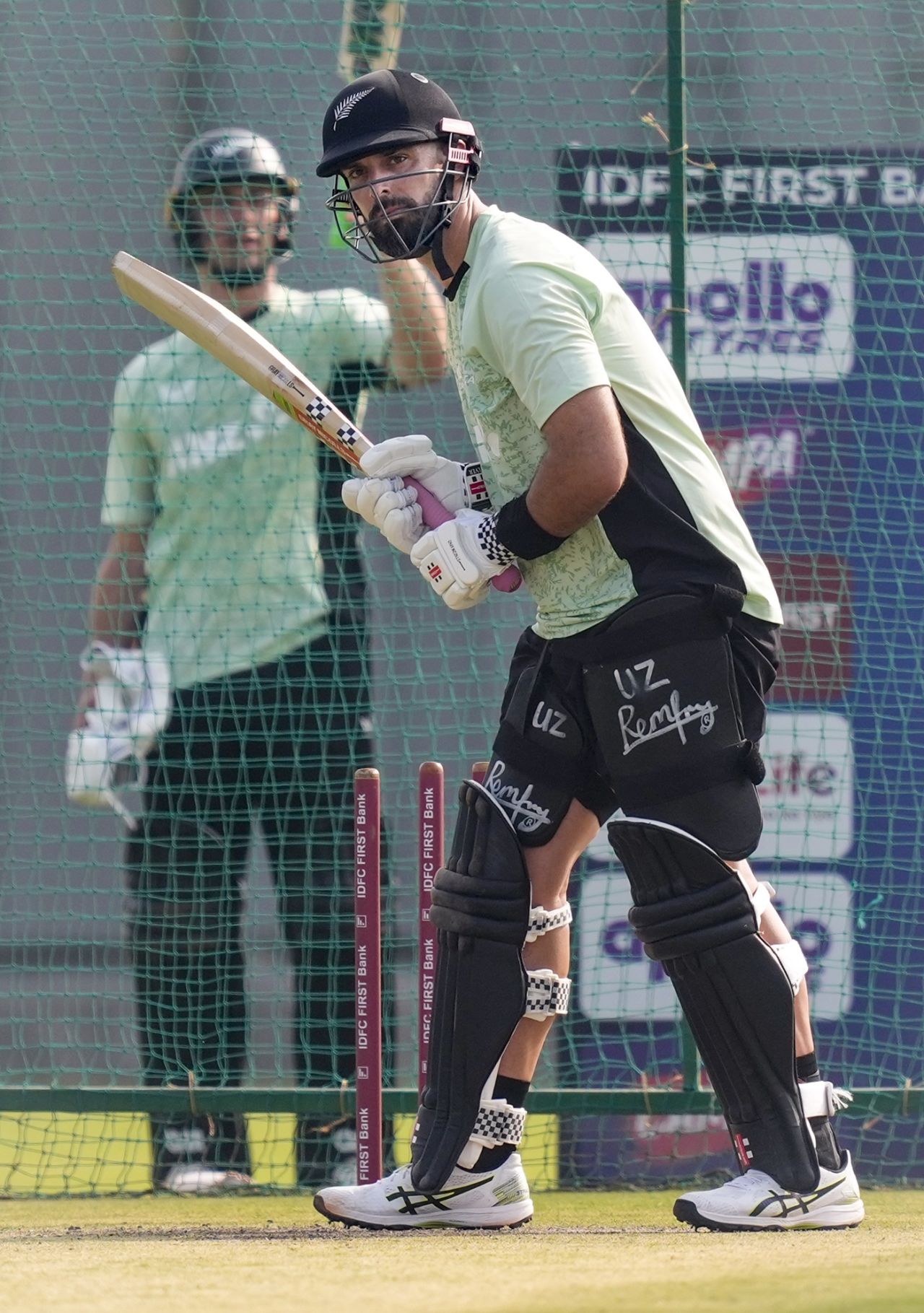 Daryl Mitchell nets up in Vadodara, Vadodara, January 9, 2026