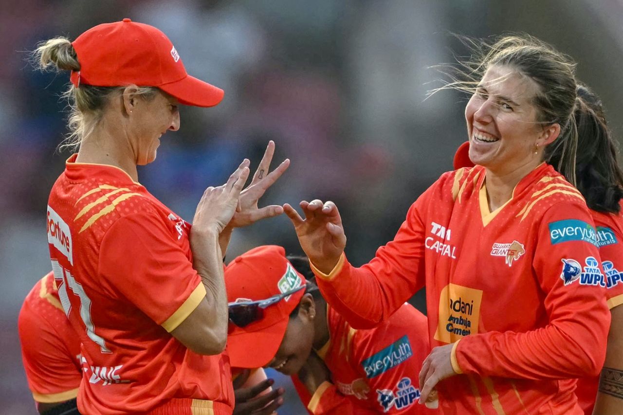 Georgia Wareham starred with two wickets, Gujarat Giants vs UP Warriorz, WPL, Navi Mumbai, January 10, 2026