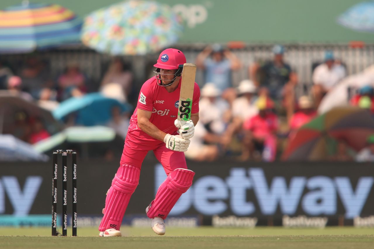 Daivd Miller played a brisk knock but fell short in the end, Paarl Royals vs Pretoria Capitals, Paarl, January 10, 2026