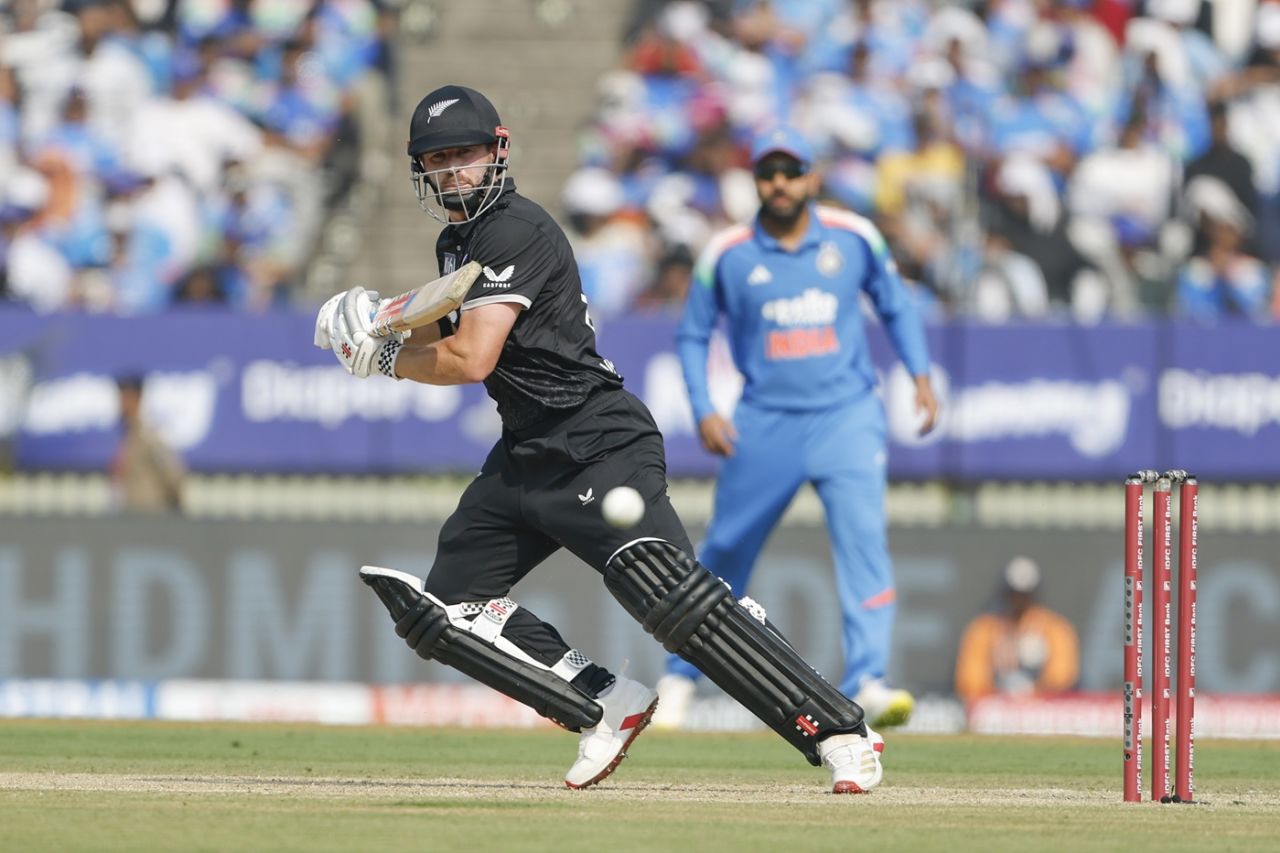 Henry Nicholls started slowly but soon caught up, India vs New Zealand, 1st ODI, Vadodara, January 11, 2026