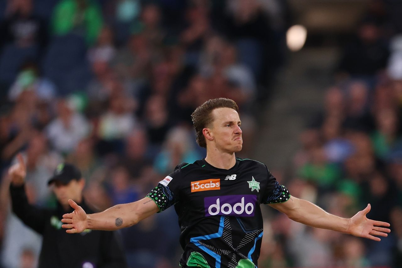 Tom Curran picked up 4 for 10, Melbourne Stars vs Adelaide Strikers, Big Bash League, Melbourne, January 13, 2026