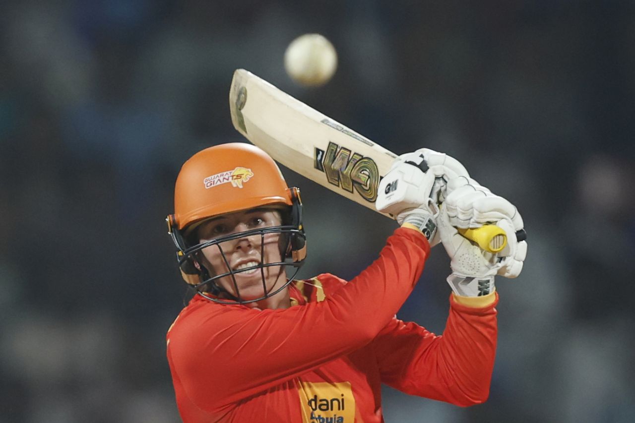 Georgia Wareham gave Giants some impetus at the death, Mumbai Indians vs Gujarat Giants, WPL, Navi Mumbai, January 13, 2026