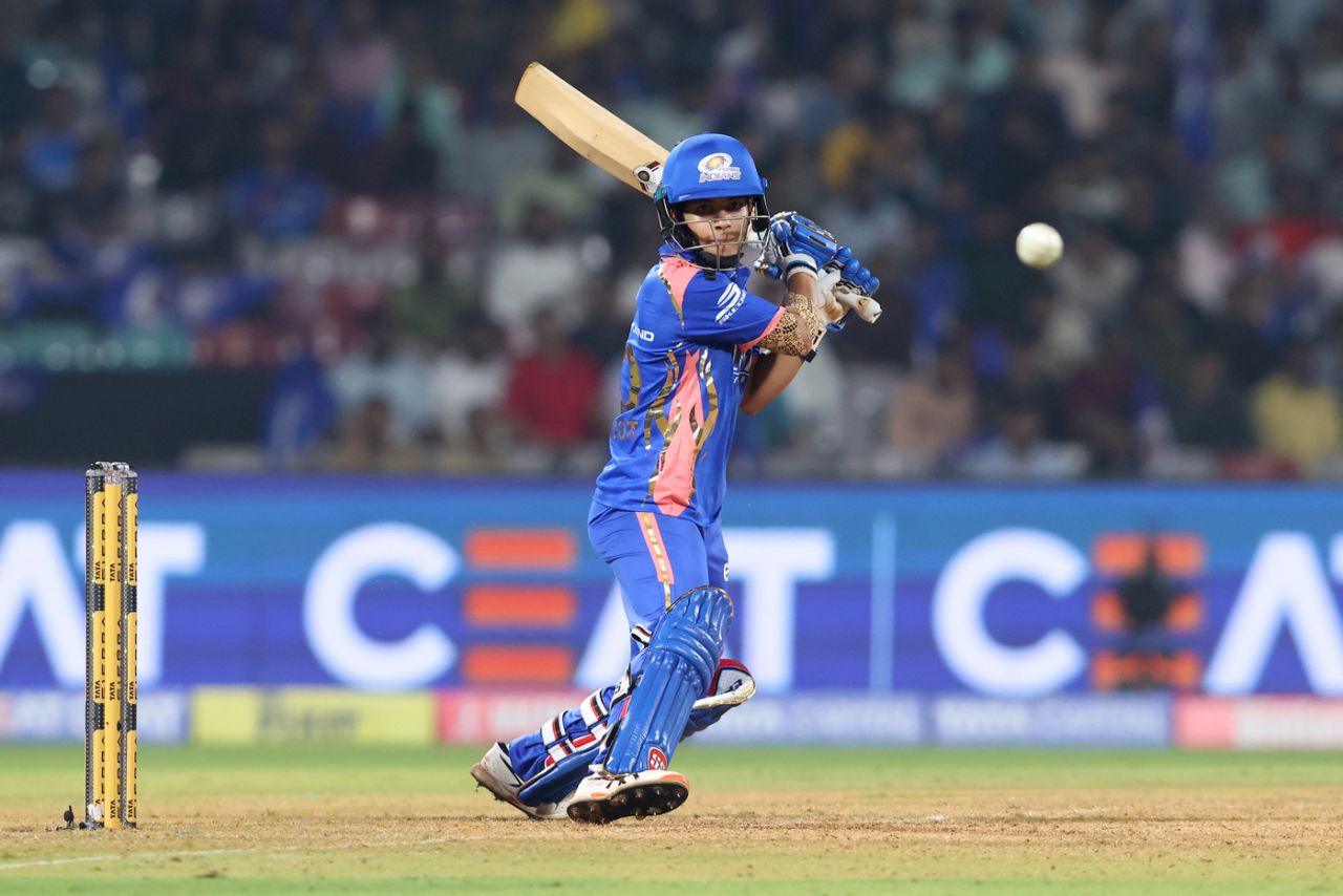 Amanjot Kaur guided MI through the middle overs, Mumbai Indians vs Gujarat Giants, WPL, Navi Mumbai, January 13, 2026