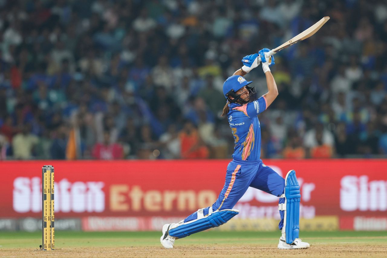 Harmanpreet Kaur led the chase from the front, Mumbai Indians vs Gujarat Giants, WPL, Navi Mumbai, January 13, 2026