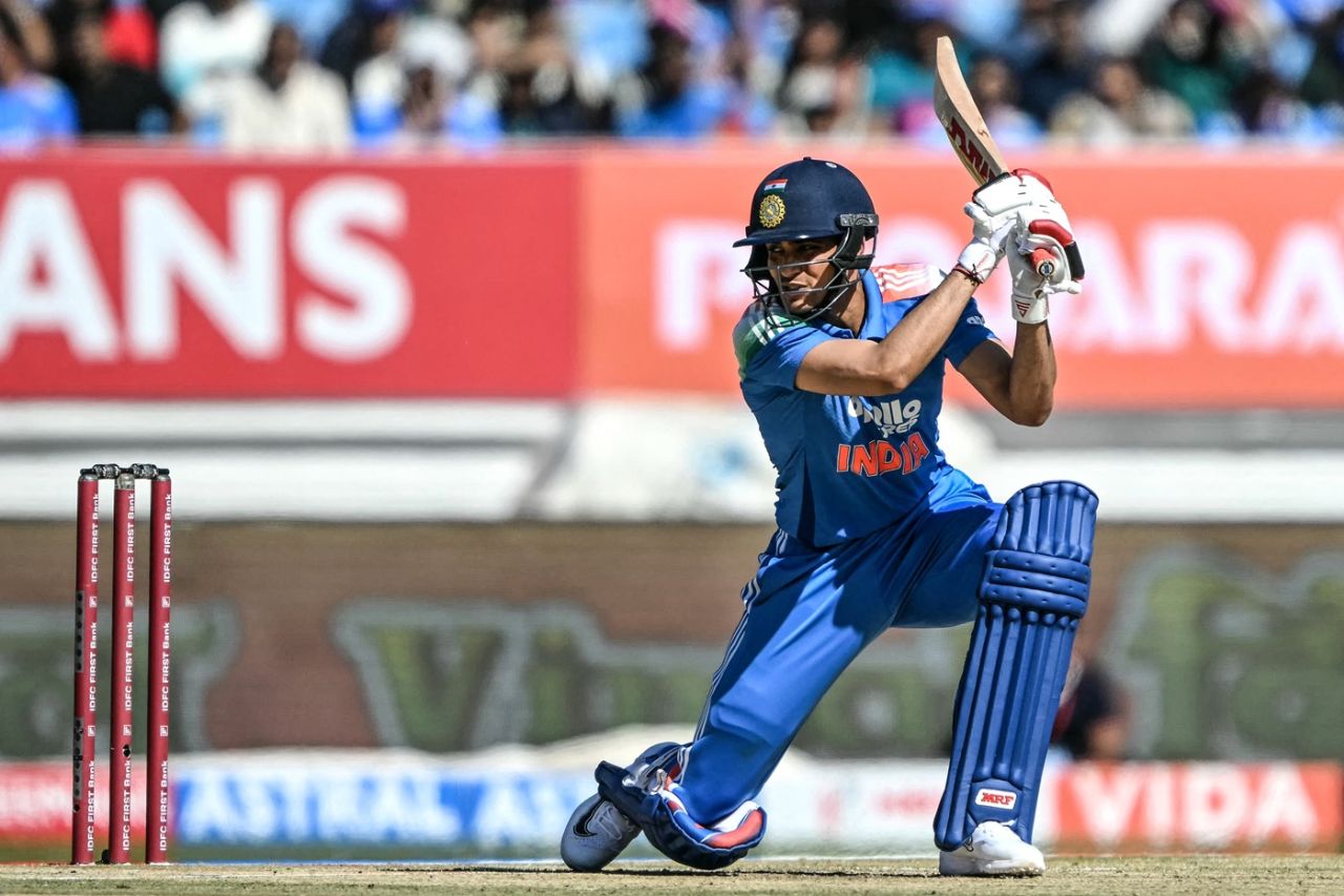 Shubman Gill got India off to an excellent start, India vs New Zealand, 2nd ODI, Rajkot, January 14, 2026