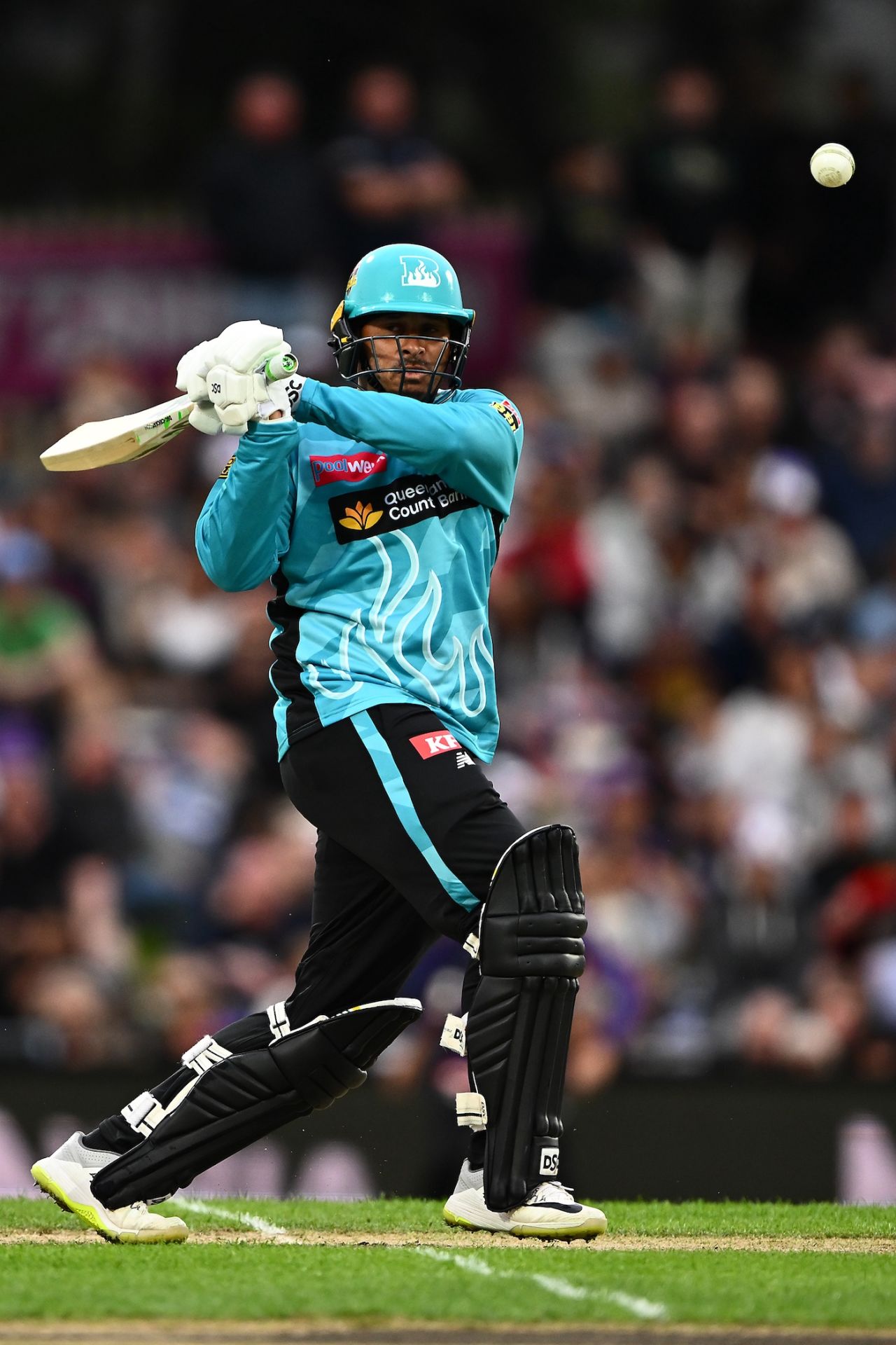 Usman Khawaja couldn't quite get going, Hobart Hurricanes vs Brisbane Heat, BBL, Hobart, January 14, 2026