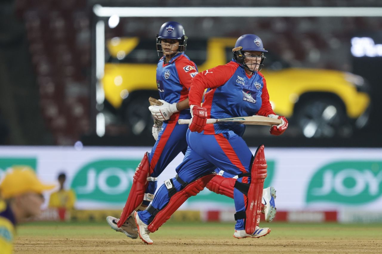 Shafali Verma and Lizelle Lee added 94 for the opening wicket, UP Warriorz vs Delhi Capitals, WPL, Navi Mumbai, January 14, 2026