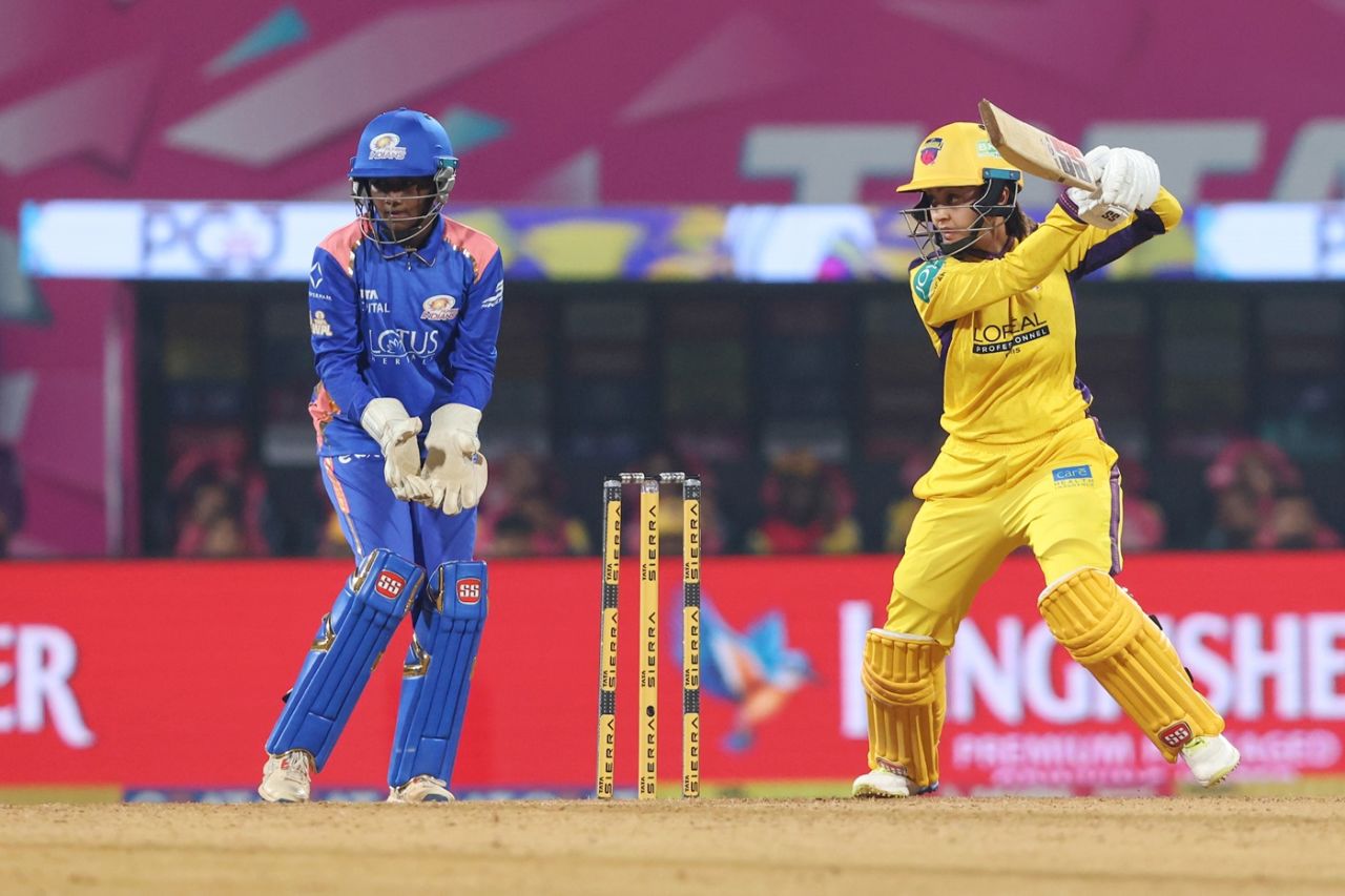 Harleen Deol bounced back with a half-century, Mumbai Indians vs UP Warriorz, WPL 2026, DY Patil, January 15, 2026