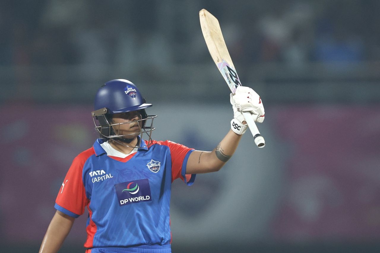 Shafali Verma scored a 27-ball fifty despite DC being in trouble, Delhi Capitals vs Royal Challengers Bengaluru, WPL, DY Patil Stadium, January 17, 2026