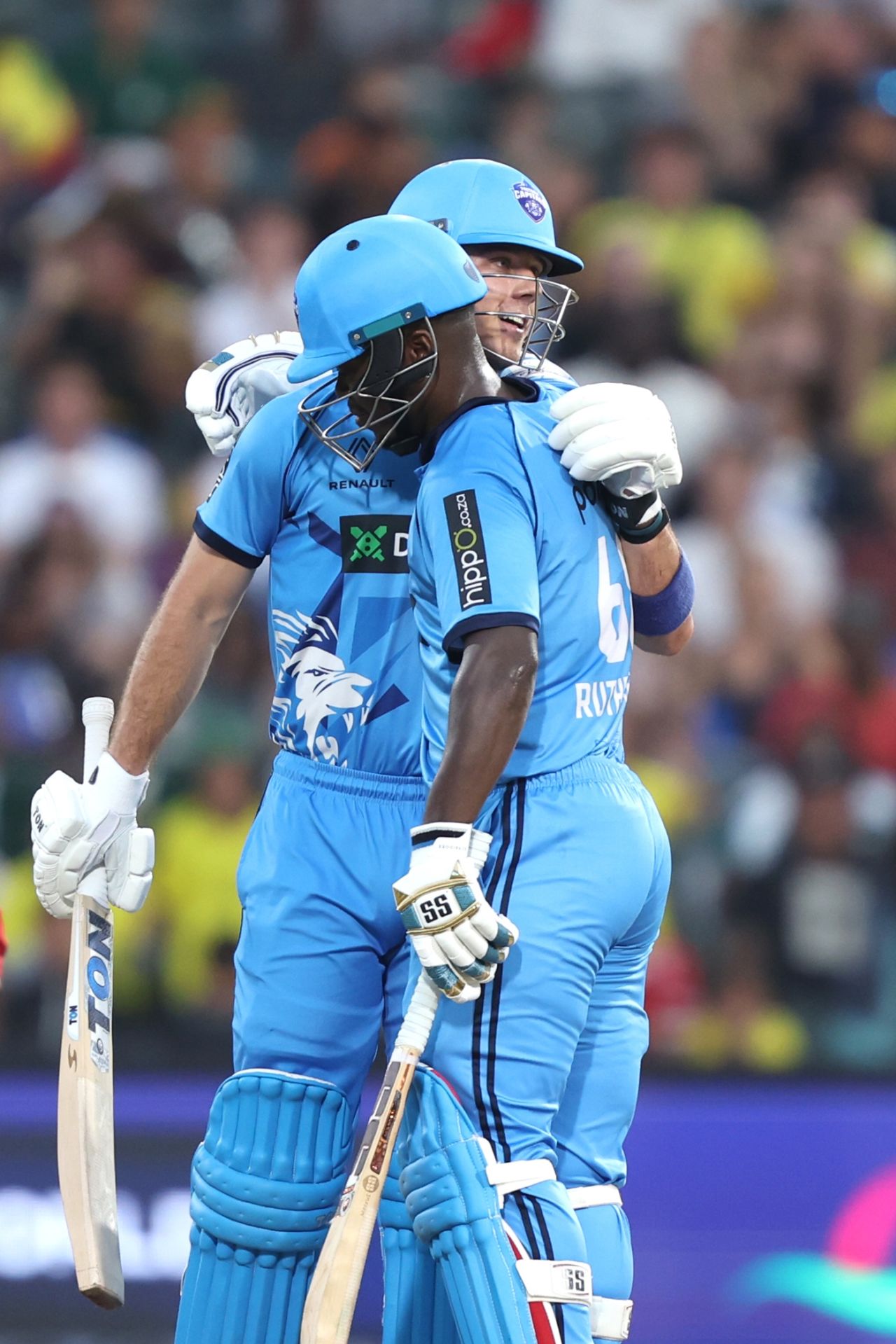 Dewald Brevis and Sherfane Rutherford put on a 103-run stand, Joburg Super Kings vs Pretoria Capitals, SA20, Johannesburg, January 17, 2026 