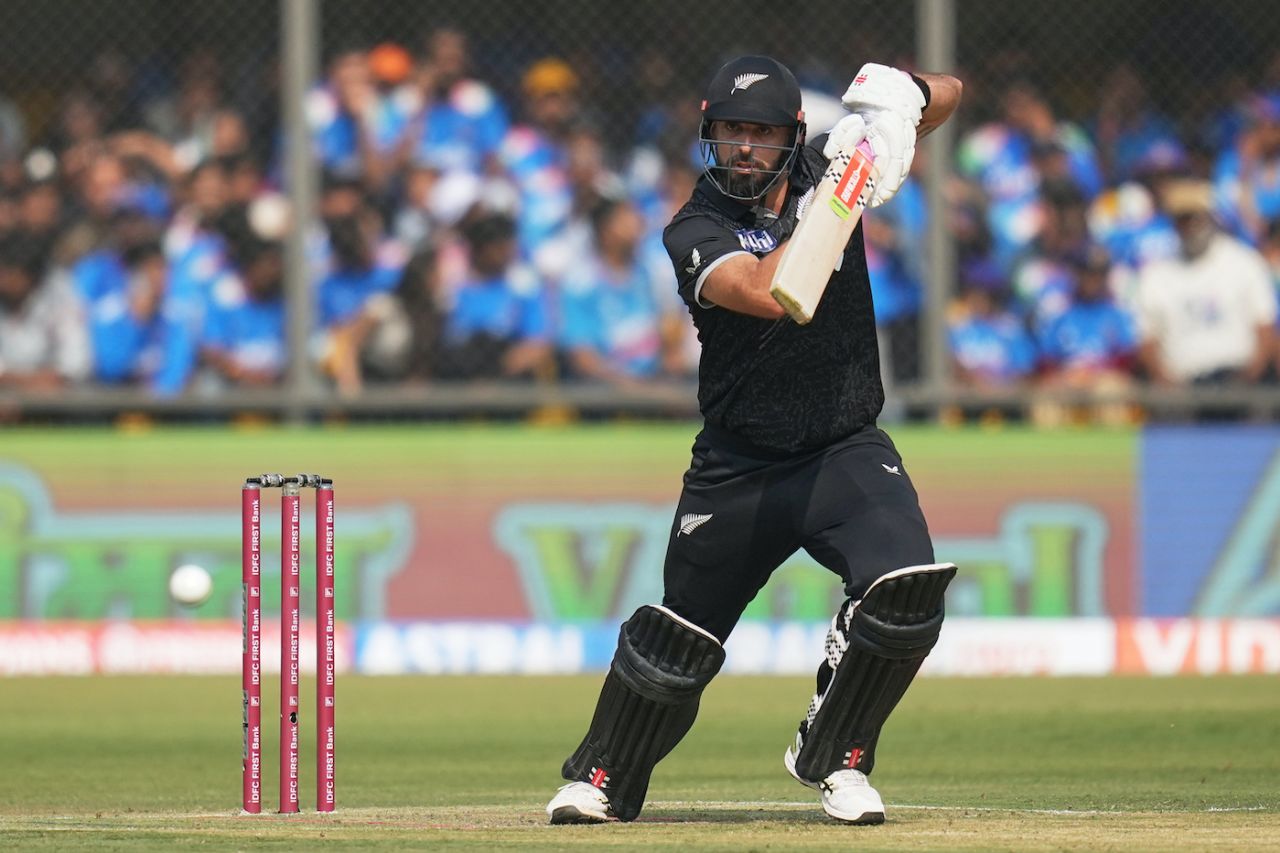 Daryl Mitchell was resilient having come in at 5 for 2, India vs New Zealand, 3rd ODI, Indore, January 18, 2026