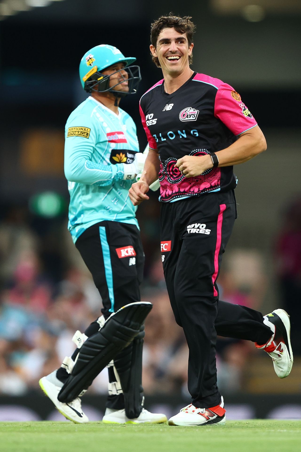 Sean Abbott got the better of Usman Khawaja, Brisbane Heat vs Sydney Sixers, BBL, Brisbane, December 18, 2025