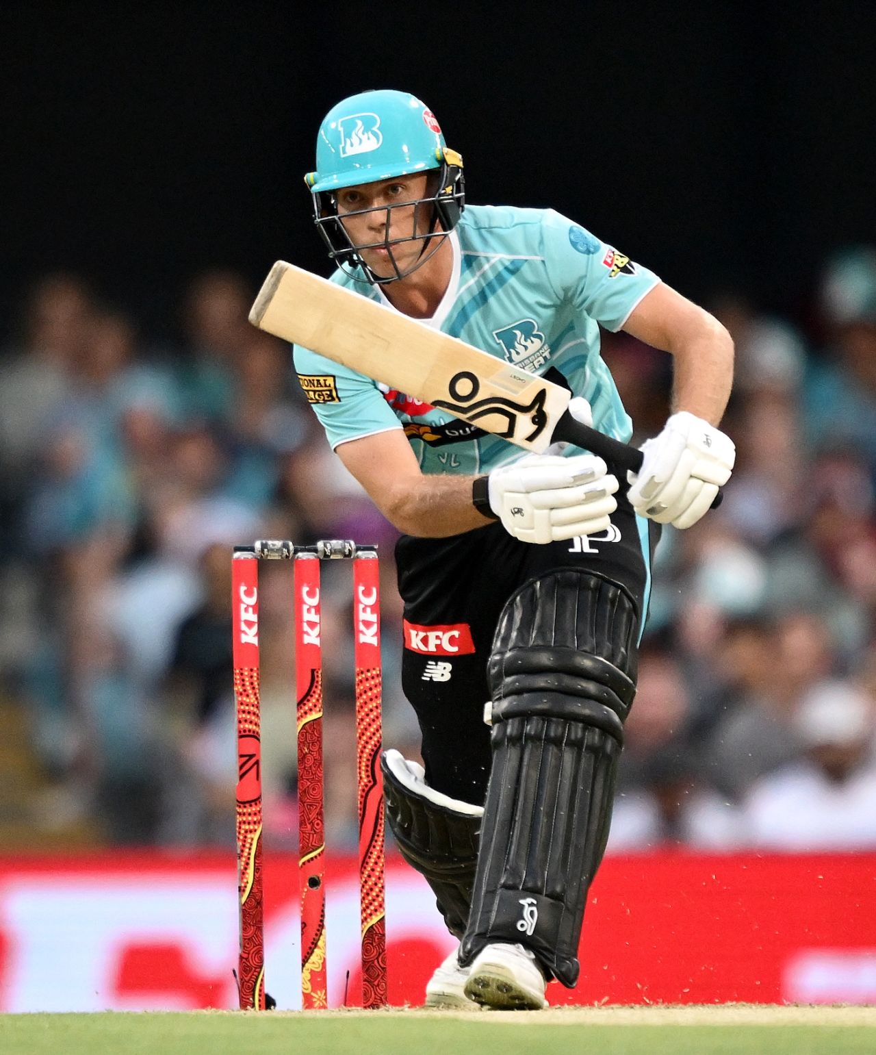 Nathan McSweeney plays defensively, Brisbane Heat vs Sydney Sixers, BBL, Brisbane, December 18, 2025