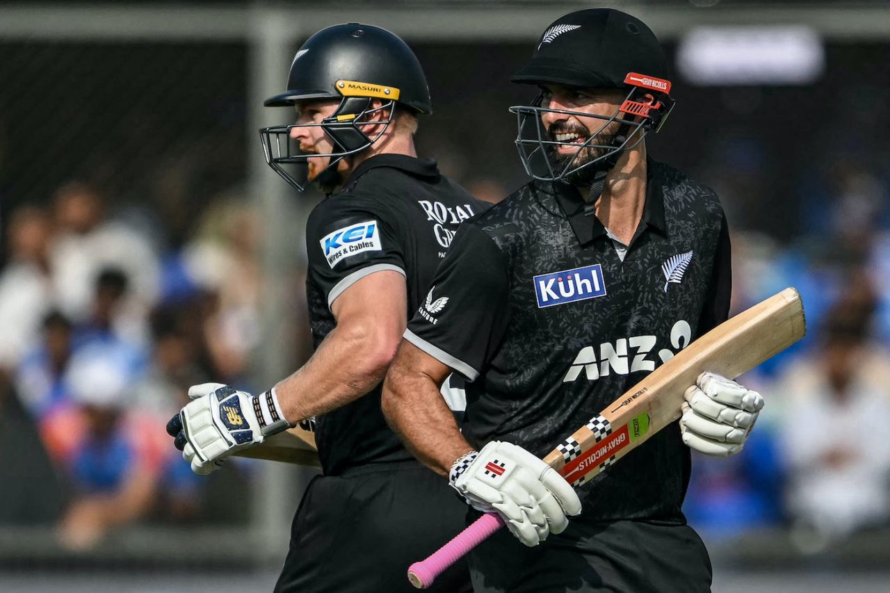 Glenn Phillips and Daryl Mitchell had a big partnership, India vs New Zealand, 3rd ODI, Indore, January 18, 2026