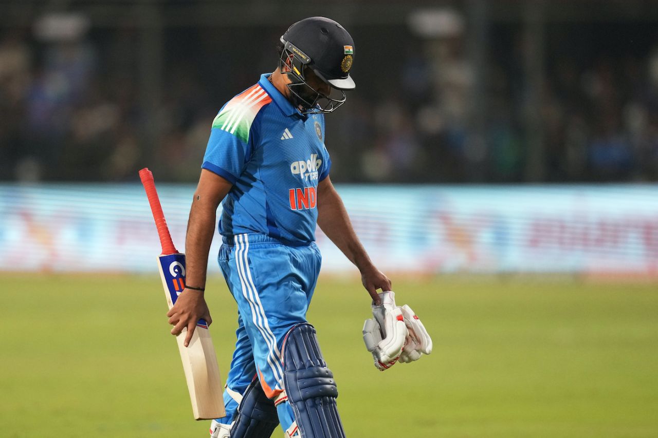 Rohit Sharma was dismissed two balls after being dropped, India vs New Zealand, 3rd ODI, Indore, January 18, 2026