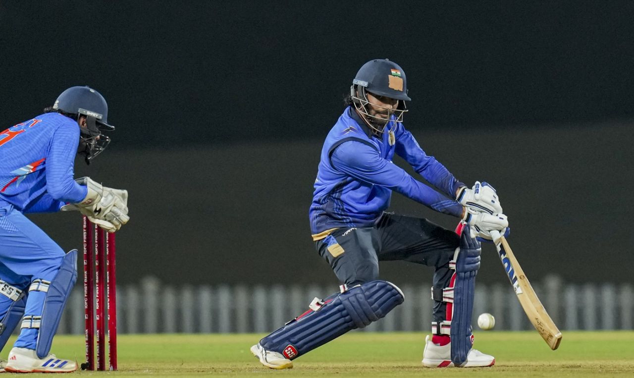 Prerak Mankad scored 88, but it went in vain, Saurashtra vs Vidarbha, Vijay Hazare Trophy final, Bengaluru, January 18, 2026