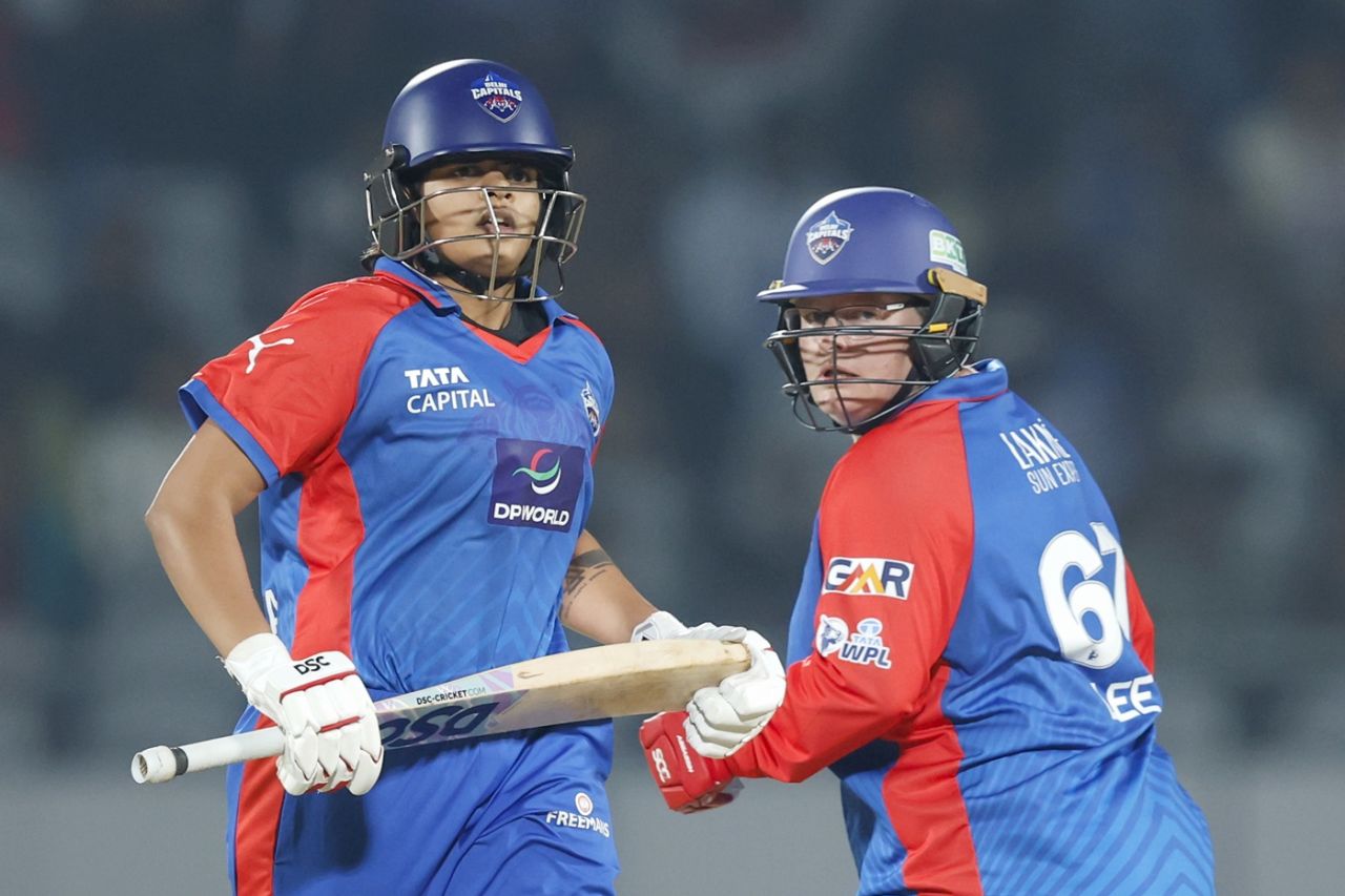 Shafali Verma and Lizelle Lee put on 63 runs for the opening stand, Mumbai Indians vs Delhi Capitals, WPL 2026, Vadodara, January 20, 2026