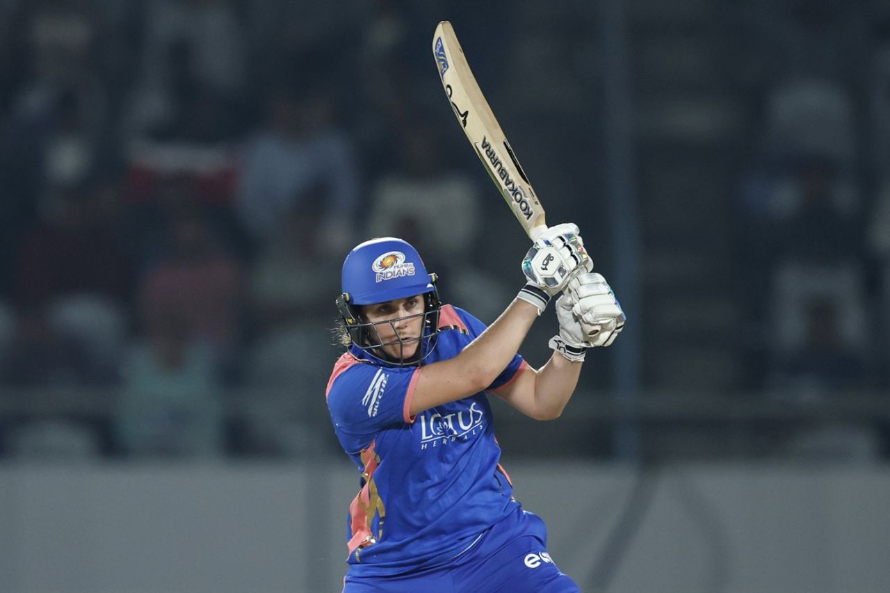 Nat Sciver-Brunt top-scored for Mumbai Indians with an unbeaten 64, Mumbai Indians vs Delhi Capitals, WPL 2026, Vadodara, January 20, 2026